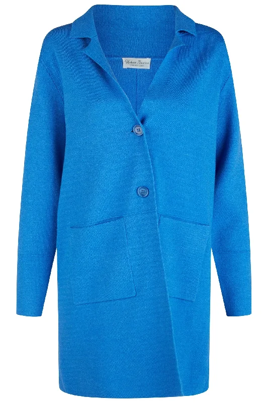 Barbara Lebek Two Button Coat Azzurro  Blue 26870042