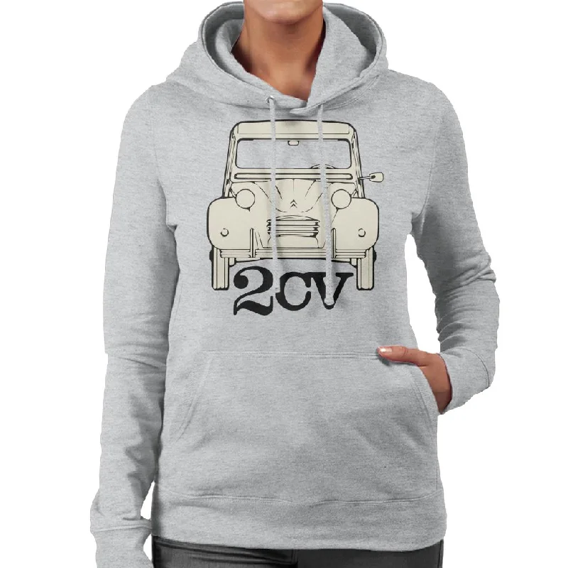 Citroën 2CV For Light Women's Hooded Sweatshirt