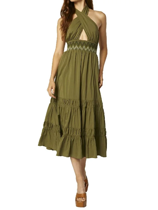 Karolina Dress In Olive