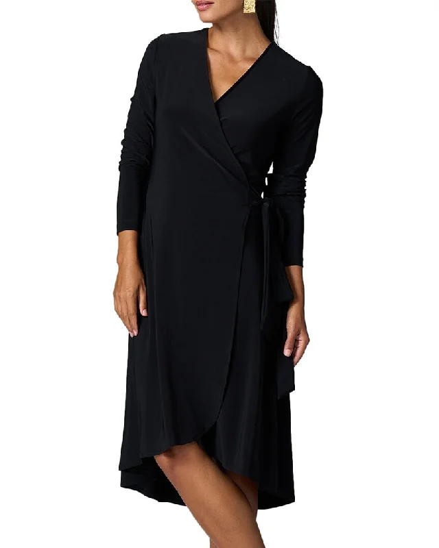 Franne Golde Essential Wrap Midi Dress