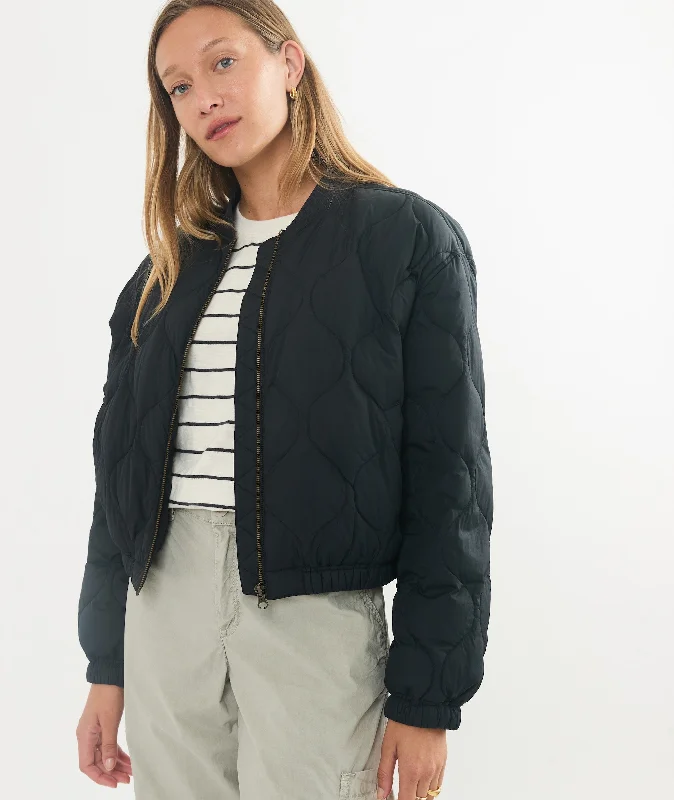 Avalon Lightweight Quilted Bomber