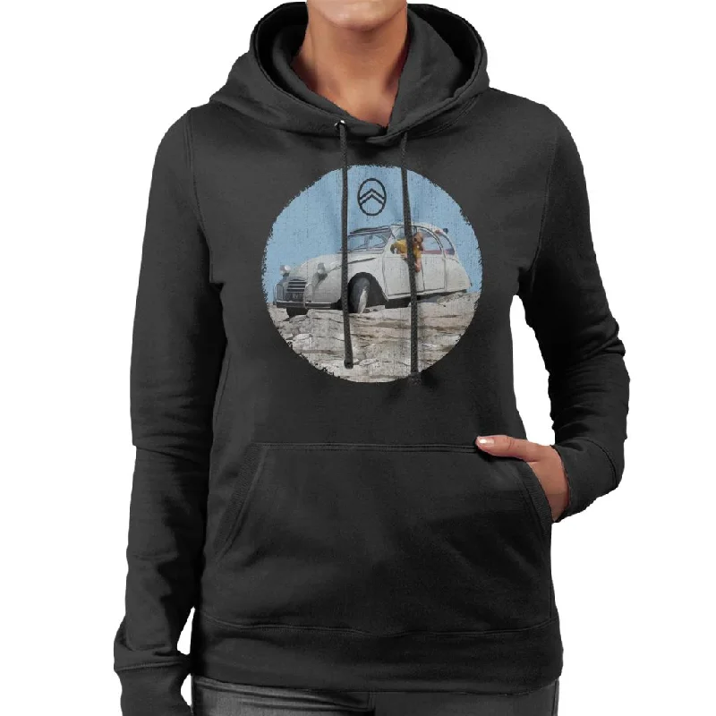 Citroën 2CV Vintage Photo Women's Hooded Sweatshirt