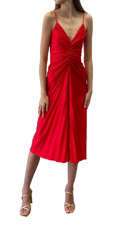 Marylin Dress In Red