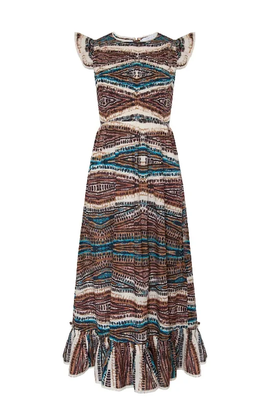 Hayward Dress In Zig-Zag