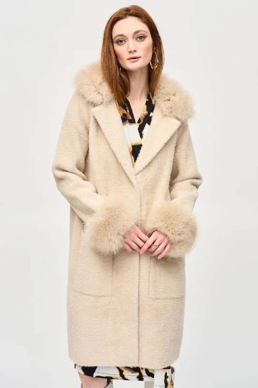 Joseph Ribkoff 243923 Champagne Coat