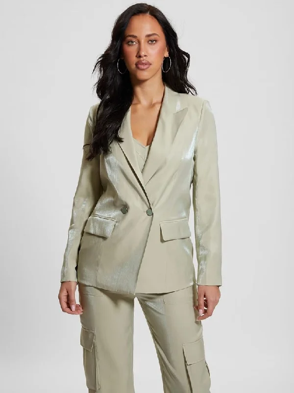 ADRIANA SATIN BLAZER