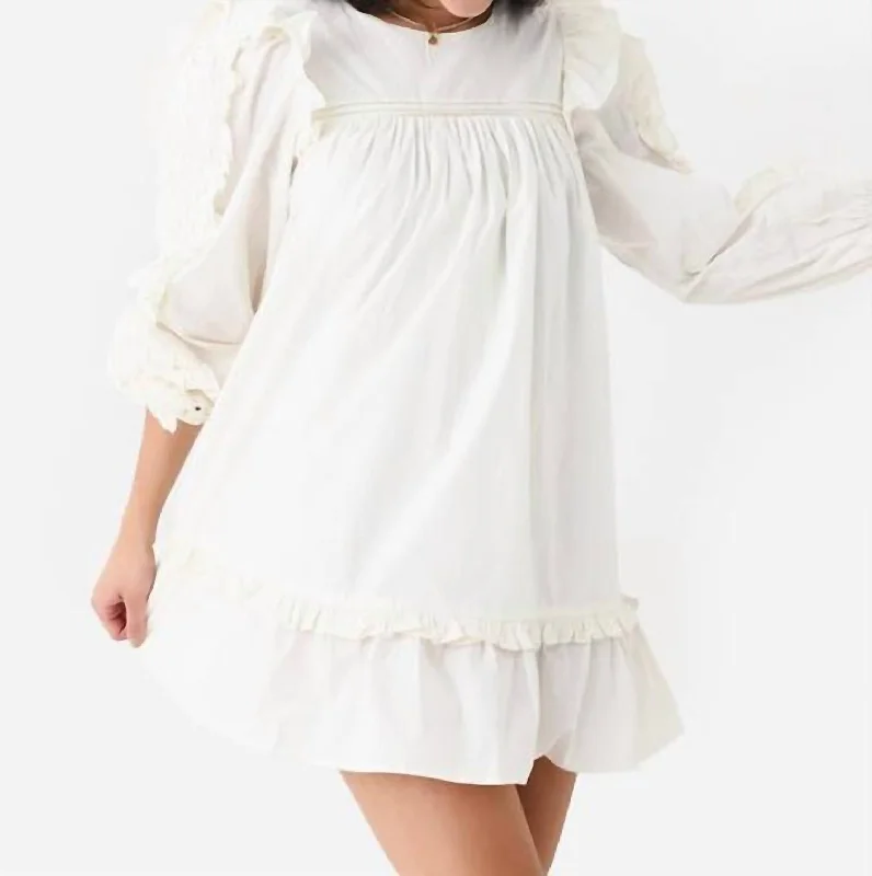 Annabelle Mini Dress In Ivory