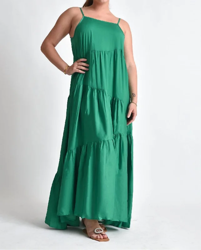 Jenna Dress In Emerald