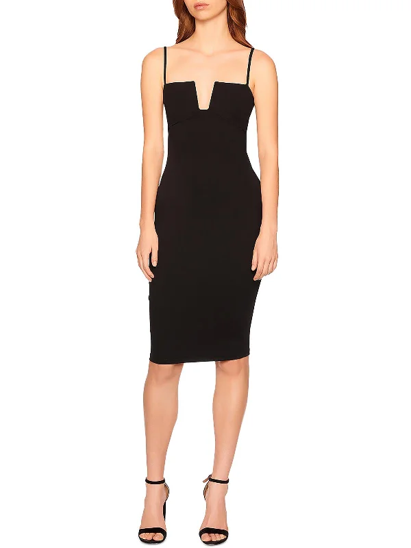 Womens Square Neck Wired Bodycon Dress