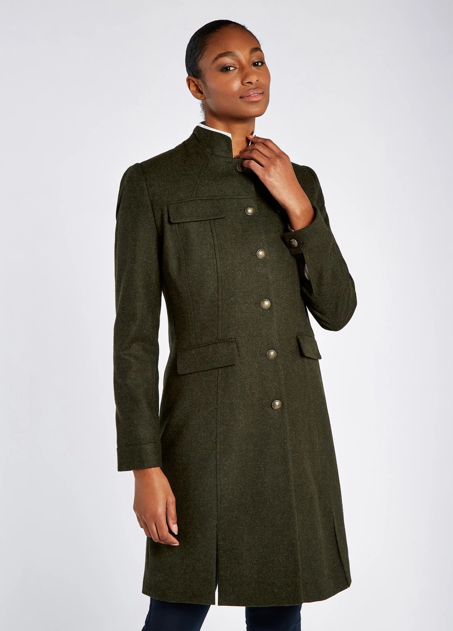 Coolepark Tweed Coat - Loden