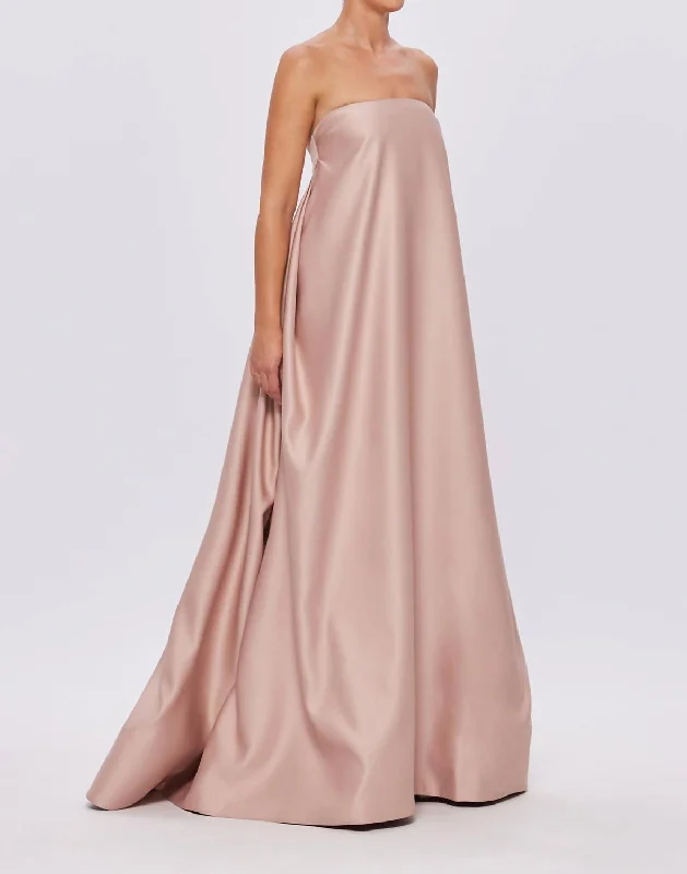 Phoebe Gown In Dusty Pink