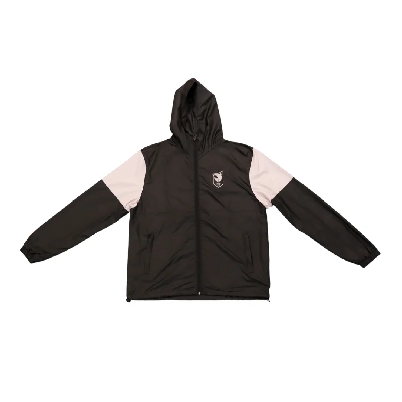 Angel City FC Unisex Black and Sol Rosa Full Zip Wind Jacket