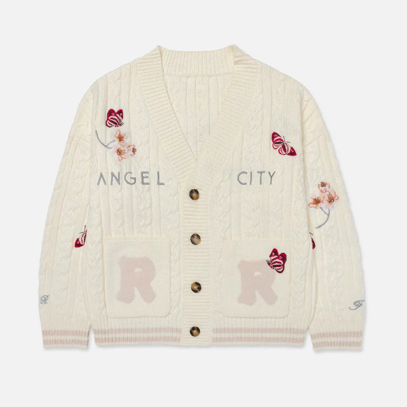 Angel City FC x Ryoko Rain Knit Cardigan