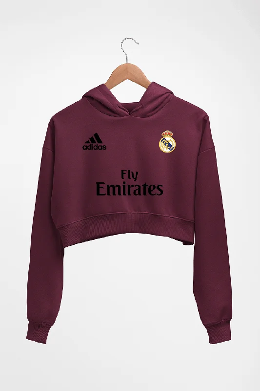 Real Madrid Crop HOODIE FOR WOMEN