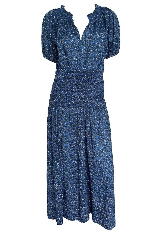 Women's Esparta Maxi Dress In Spagliato Floral Blue