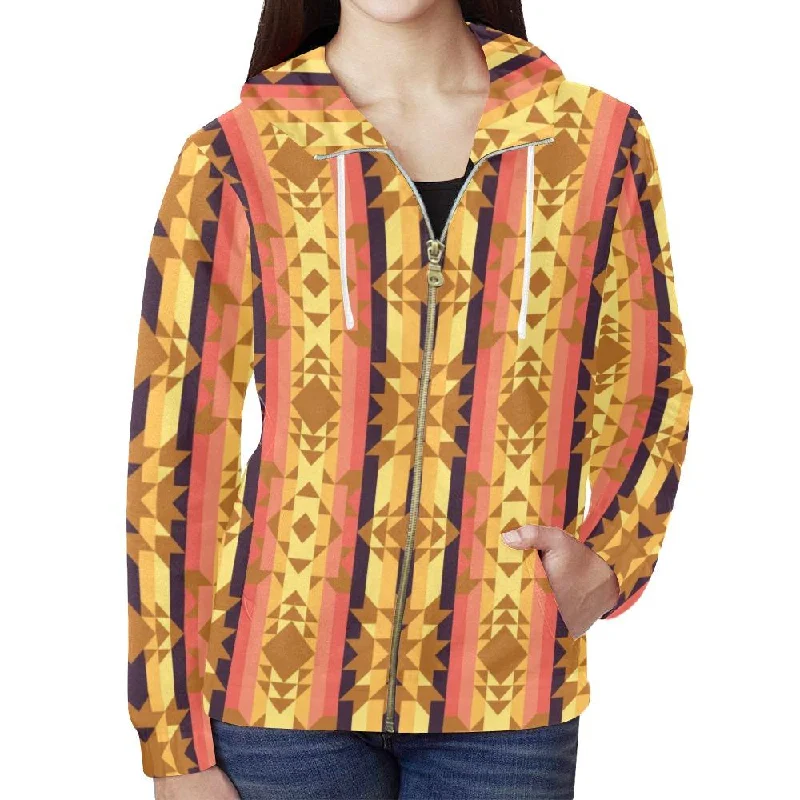 Infinite Sunset Full Zip Hoodie for Women