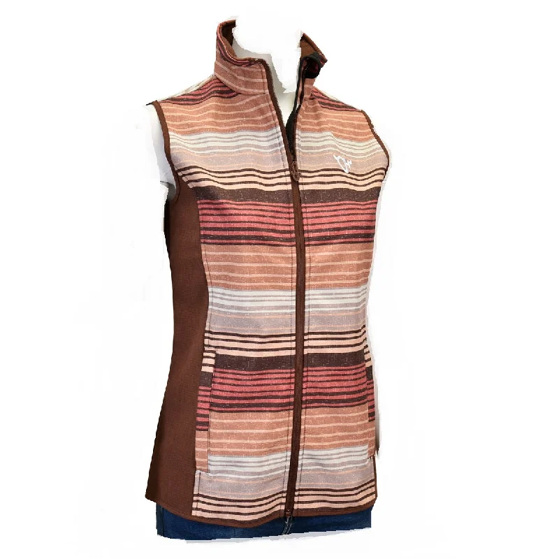 Women's Cowgirl Hardware Soft Shell Serape Vest