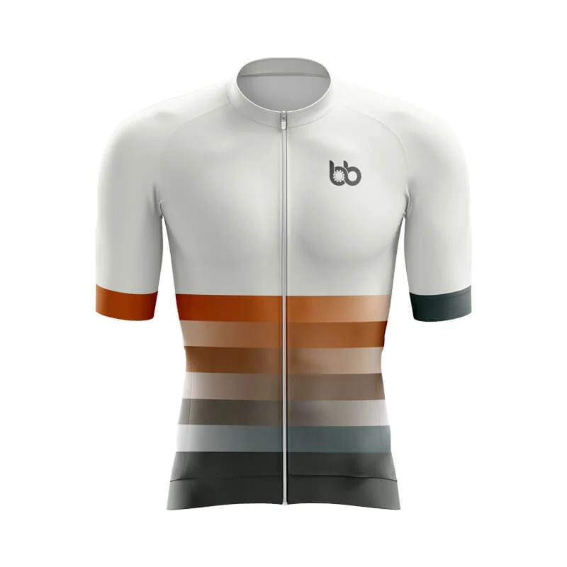 Gradient Frequency Aero jerseys (White-Orange-Grey)