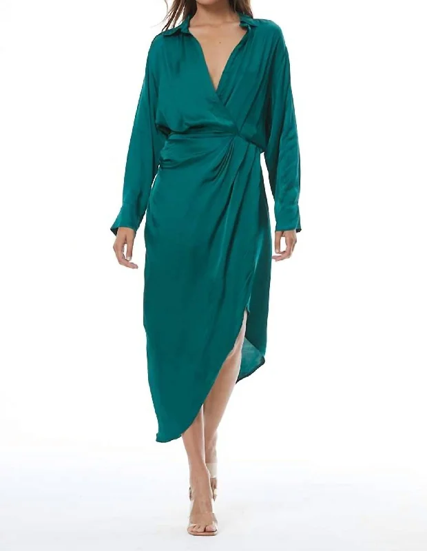 Aimee Dress In Oz Green