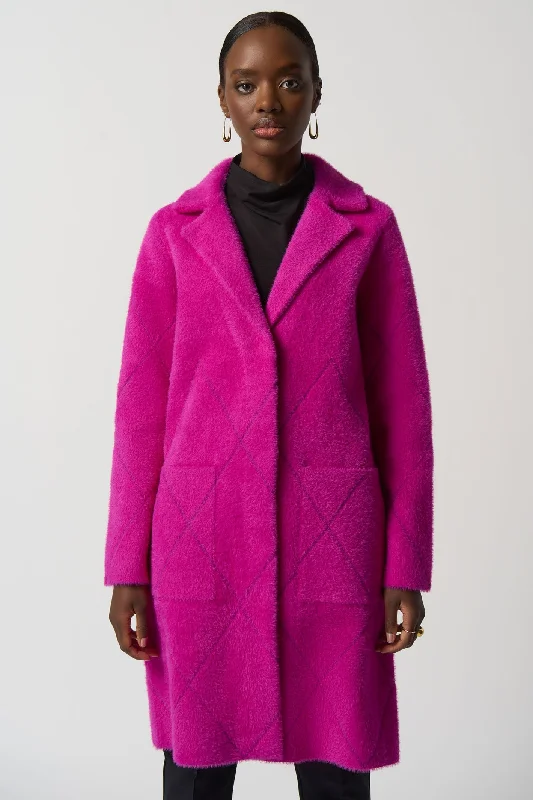 Joseph Ribkoff 233951 Magenta Pink Coat