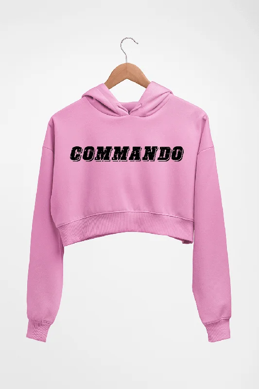 Commando Crop HOODIE FOR WOMEN