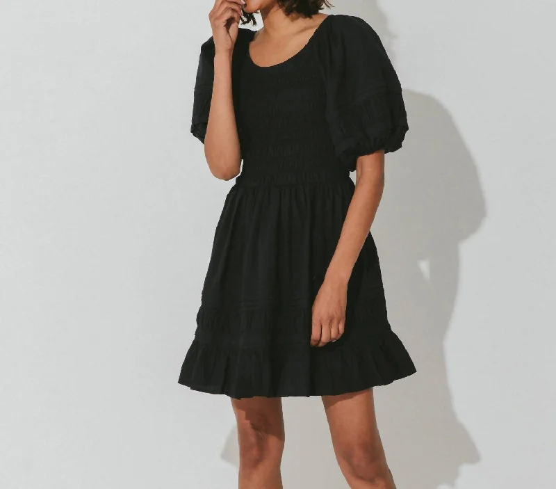 Stasia Mini Dress In Black