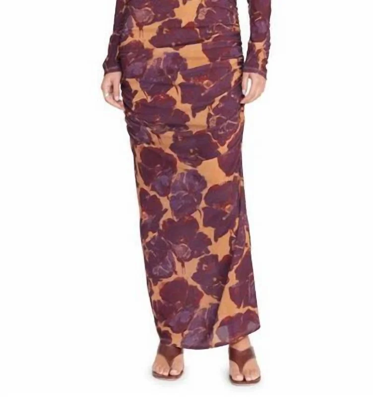 Solana Dress In Dried Pressed Flowers