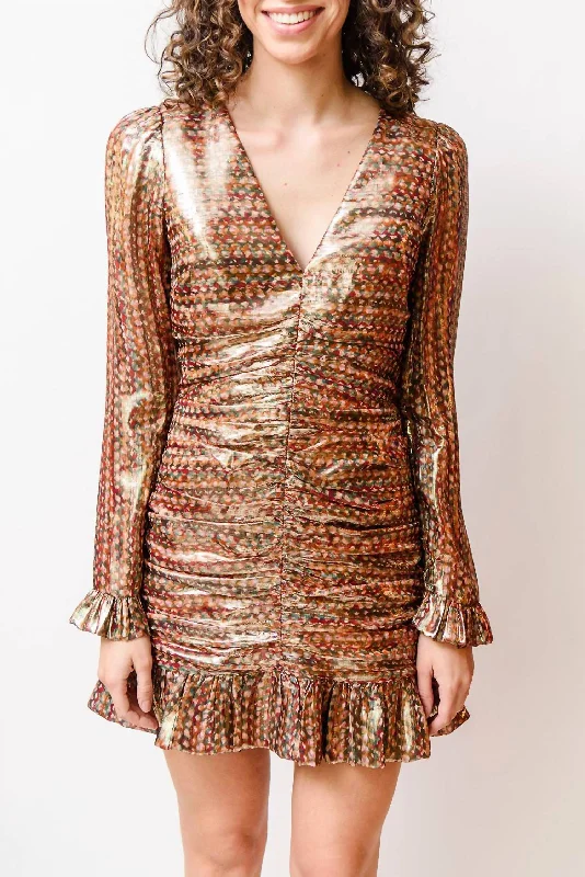 Palmer Dress In Metallic